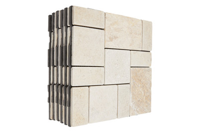 Image of Natursteinfliese Roma Travertin 30x30x2.2cm bei JUMBO