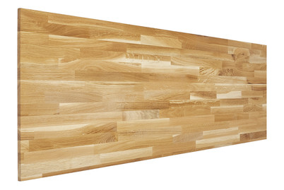 Image of Mood Massivholzplatte Eiche geölt 2400 x 600 x 18 mm bei JUMBO