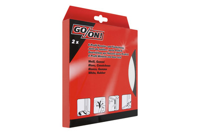 Image of Go On Braun E-profil weiss 7.5mx10mm bei JUMBO