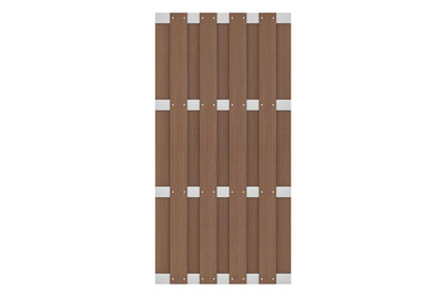 Image of Sichtschutzelement WPC halb teak bei JUMBO