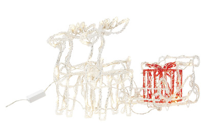 Image of Mood Leuchtfigur Rentiere MIT Paket 90x20x36 cm LED bei JUMBO