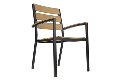 Image of Mood Stuhl Livorno PS Wood teak/black bei JUMBO