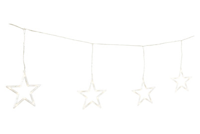 Image of Mood Lichtvorhang Sterne 40x2000 cm LED bei JUMBO