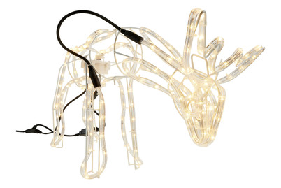 Image of Mood Leuchtfigur Rentier Drehkopf 69x21x37 cm LED bei JUMBO