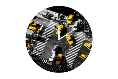 Image of Mood Wanduhr yellow bei JUMBO