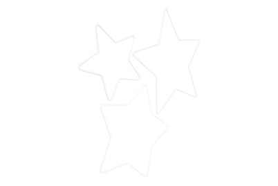 Image of Metallsterne weiss 3er Set bei JUMBO