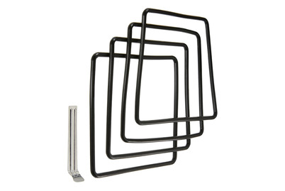 Image of Designprofil 1 x 1 Schwarz bei JUMBO