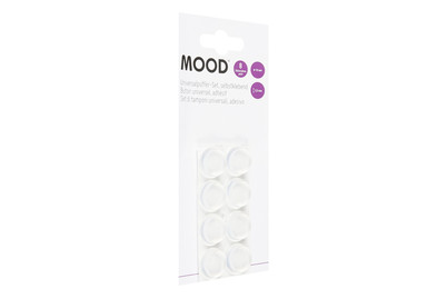 Image of Mood Glasplattenpuffer Rund bei JUMBO