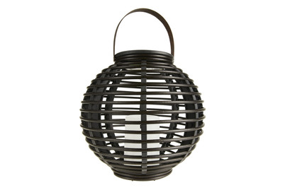 Image of Mood LED-Solarlaterne Rattan bei JUMBO