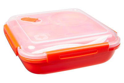 Image of Rotho Lunchbox 1.1 l Memory B3 Papaya rot bei JUMBO
