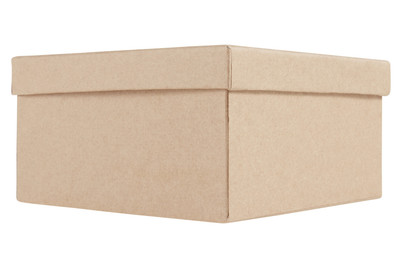 Image of Glorex Karton-Quadratbox 12.5 x 12.5 x 6.5 cm