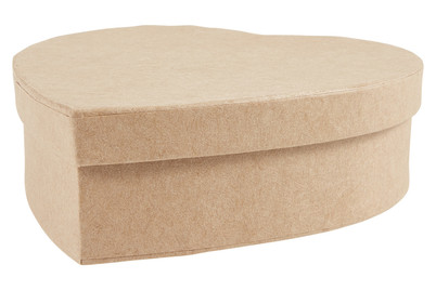 Image of Glorex Karton Herz-Box 12 x 12 x 3.8 cm bei JUMBO