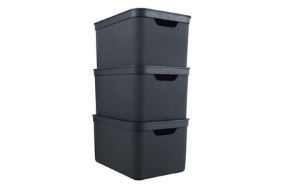 Image of Deko Box mit Deckel A4 Jive schwarz bei JUMBO