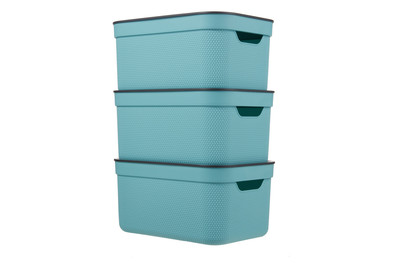 Image of Deko Box mit Deckel A5 Jive blau bei JUMBO