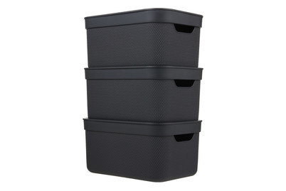 Image of Deko Box mit Deckel A5 Jive schwarz bei JUMBO