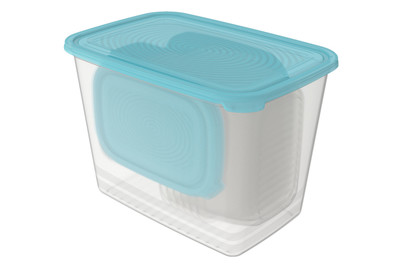 Image of Set Kühlschrankdose Sunshine blau bei JUMBO