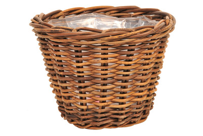 Image of Pflanzkorb Rattan Ø35xH25CM bei JUMBO