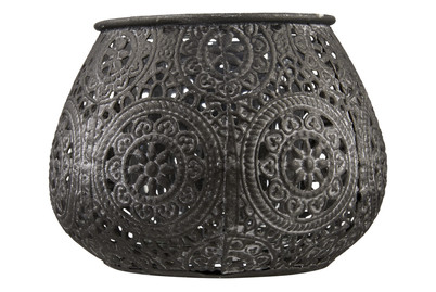 Image of Windlicht Eisen Rund Oeffnung 6 CM bei JUMBO