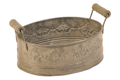 Image of Uebertopf Eisen Oval 17X13Cm bei JUMBO