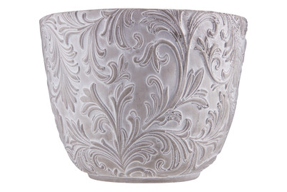 Image of Topf Beton Konisch Grau H15Cm D19Cm bei JUMBO