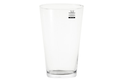 Image of Glasvase Klar Konisch D16xh25cm bei JUMBO
