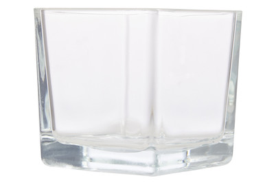 Image of Glaswindlicht Klar Quadratisch 8x8cm bei JUMBO
