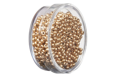 Image of Glorex Perlen Rocailles Metallic 2.6 mm bei JUMBO