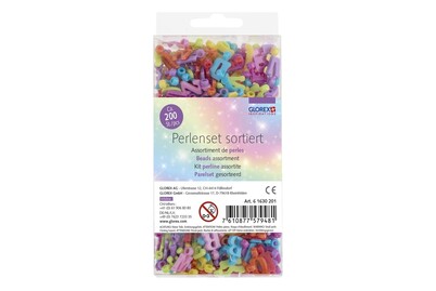 Image of Perlenset Buchstaben Bunt 200St bei JUMBO