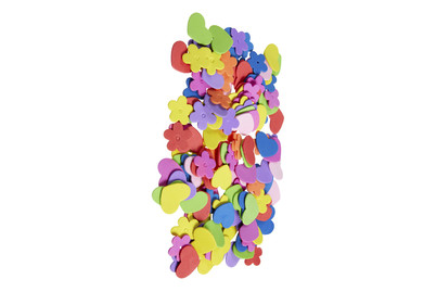 Image of Glorex Moosgummi Herzen und Blumen bei JUMBO