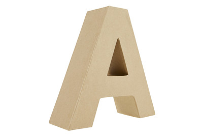 Image of Glorex Buchstabe aus Karton A, 17.5 x 15 x 5.5 cm bei JUMBO