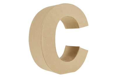 Image of Glorex Buchstabe aus Karton C, 17.5 x 15 x 5.5 cm bei JUMBO