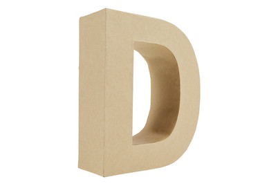 Image of Glorex Buchstabe aus Karton D, 17.5 x 15 x 5.5 cm bei JUMBO