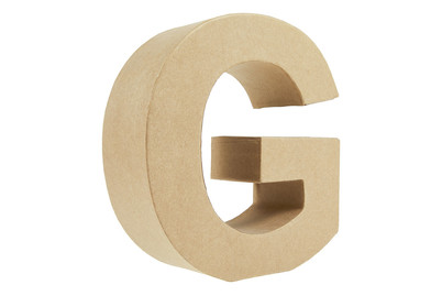 Image of Glorex Buchstabe aus Karton G, 17.5 x 15 x 5.5 cm bei JUMBO