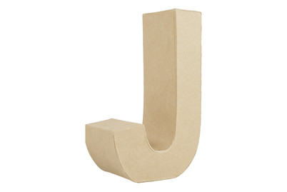 Image of Glorex Buchstabe aus Karton J, 17.5 x 11 x 5.5 cm bei JUMBO