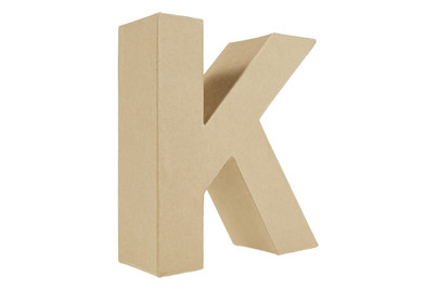 Image of Glorex Buchstabe aus Karton K, 17.5 x 14 x 5.5 cm bei JUMBO
