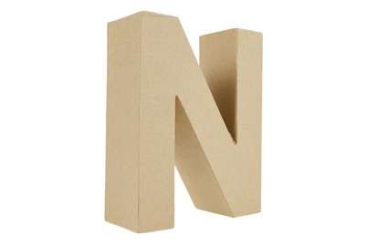 Image of Glorex Buchstabe aus Karton N, 17.5 x 14 x 5.5 cm bei JUMBO