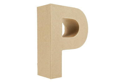 Image of Glorex Buchstabe aus Karton P, 17.5 x 11 x 5.5 cm bei JUMBO