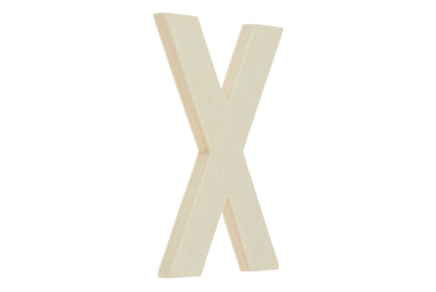 Image of Glorex Holzbuchstaben, X, 6 x 8.5 x 0.5 cm bei JUMBO