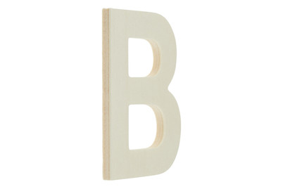 Image of Glorex Holzbuchstaben, B, 6x 8.5 x 0.5 cm bei JUMBO