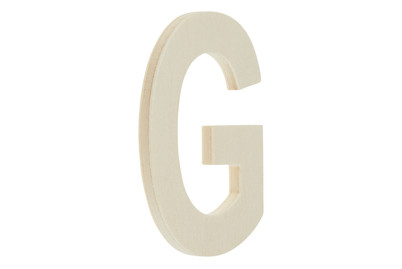 Image of Glorex Holzbuchstaben, G, 6 x 8.5 x 0.5 cm bei JUMBO