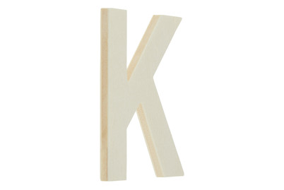 Image of Glorex Holzbuchstaben, K, 6 x 8.5 x 0.5 cm bei JUMBO