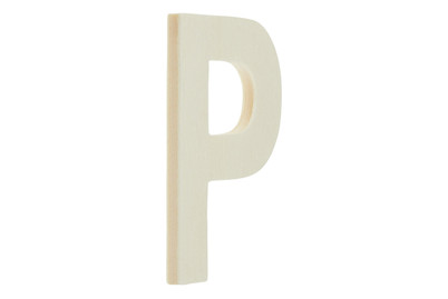 Image of Glorex Holzbuchstaben, P, 6 x 8.5 x 0.5 cm bei JUMBO