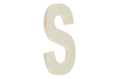 Image of Glorex Holzbuchstaben, S, 6 x 8.5 x 0.5 cm bei JUMBO