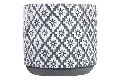 Image of Uebertopf Beton Rund H16Xd17Cm bei JUMBO