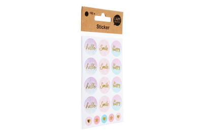 Image of Sticker, Smile Pastell, 6 Blatt bei JUMBO