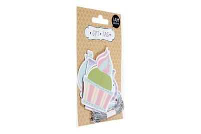 Image of Gift Tag. Cup Cake 9 S..2 M Schnur bei JUMBO