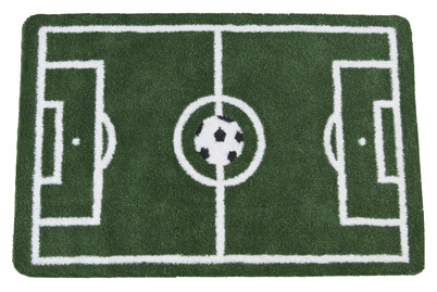 Image of Rasenteppich Fussball 140x190cm grün bei JUMBO