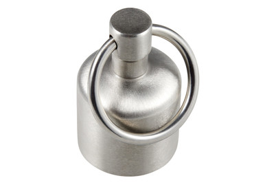 Image of Dieda Seil-Endhalter mit Ring V2A matt gebürstet bei JUMBO