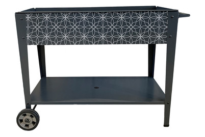 Image of Hochbeet Metall anthrazit gemustert bei JUMBO