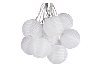 Image of Schönenberger electro Solarlichterkette Lampion weiss bei JUMBO
